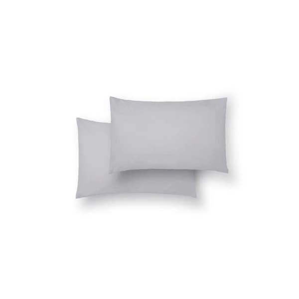 VMO HEM - TAIE D'OREILLER LISSE PERLE Säng 180 cm (50 x 95) Pack 2