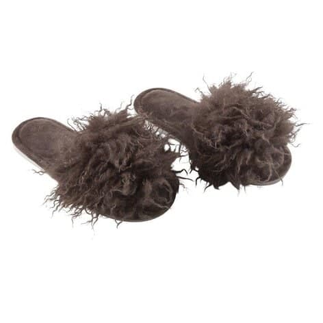 Tofflor Curly Brun Medium