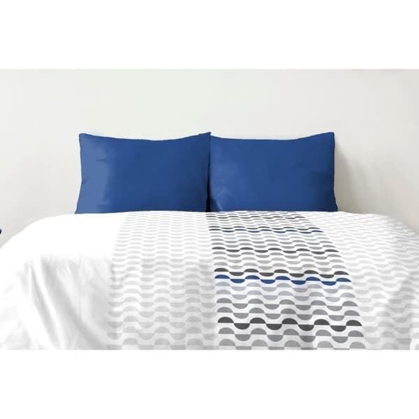 Set med 2 örngott - HOME LINGE PASSION - 50 x 70 cm - Blå