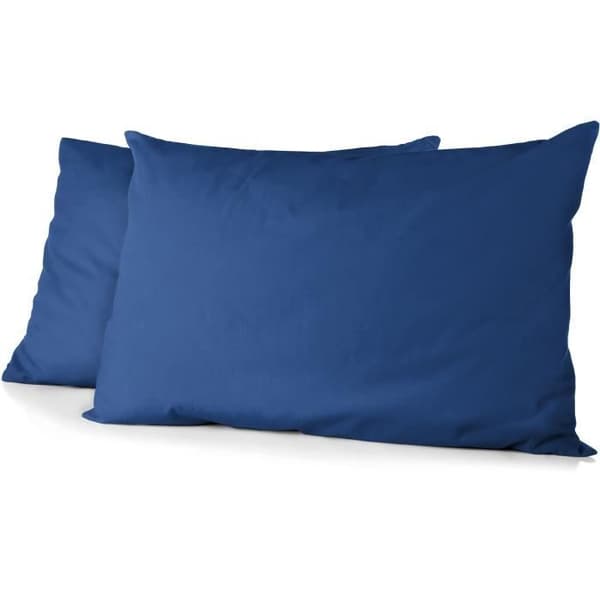 Set med 2 örngott - HOME LINGE PASSION - 50 x 70 cm - Blå