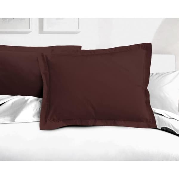 Set med 2 örngott - LOVELY HOME - LH71587 - 50 x 70 cm - Brun