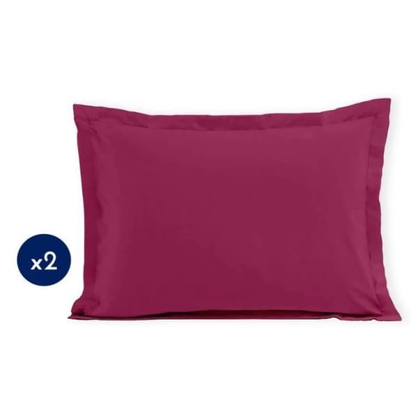 Set med 2 örngott - LOVELY HOME - LH71603 - 50 x 70 cm - Fuchsia
