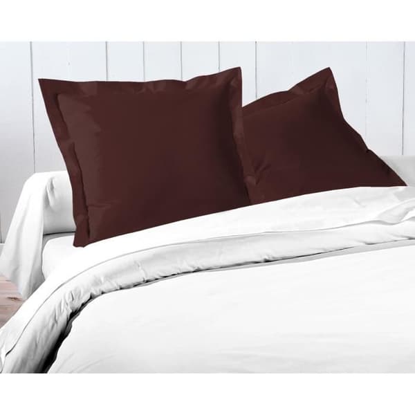 Set med 2 örngott - LOVELY HOME - LH71588 - 63 x 63 cm - Brun