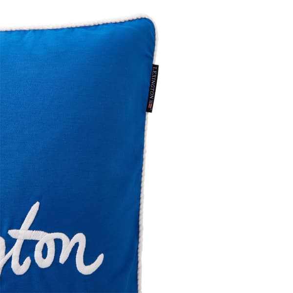 Lexington Logo Organic cotton Twill Kuddfodral 50x50