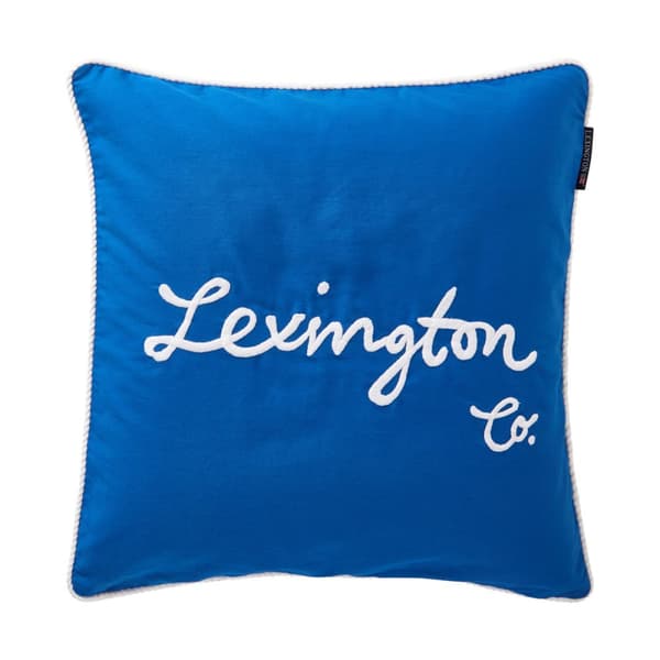 Lexington Logo Organic cotton Twill Kuddfodral 50x50