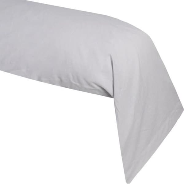 Bolsterfodral - Comfort - Pearl Grey - 100% Bomull - 45x185 cm - OEKO-TEX