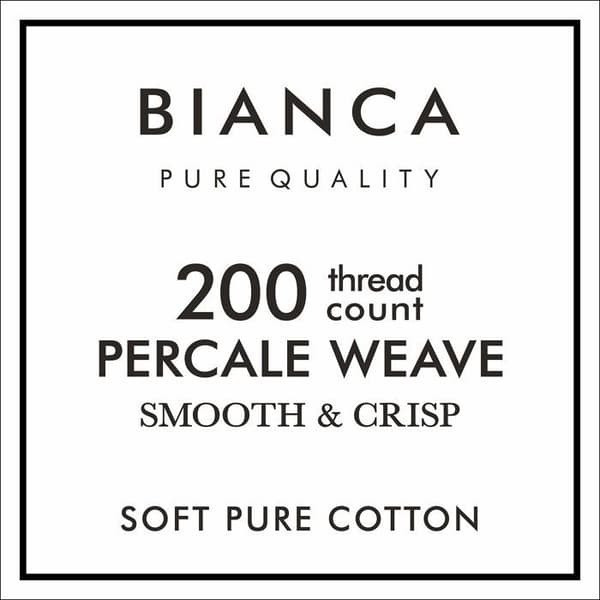 Bianca Örngott - 200 Thread Count Bomull - Par Standard Örngott i 200 Thread Count Bomull Percale Marinblå