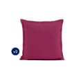 Miniatyrbild 1 av 3: Kuddöverdrag - HOME LINGE PASSION - Fuchsia - 100% Bomull - 63x63 cm - Paket med 2