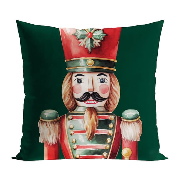 Jul sammet örngott 45x45 Nötknäpparen