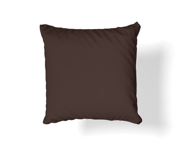 Örngott bomullssatin 40x40 chokladbrunt