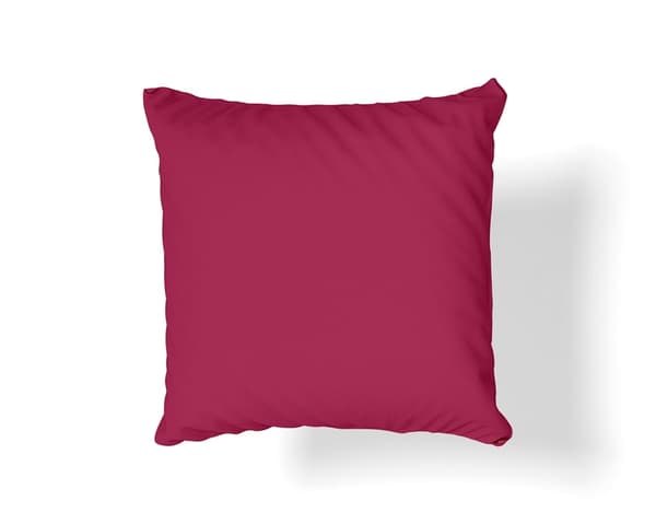 Pudebetræk i bomuldssatin 40x40 magenta