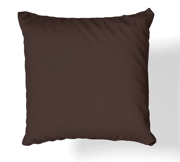 Jersey pudebetræk 40x40 brun