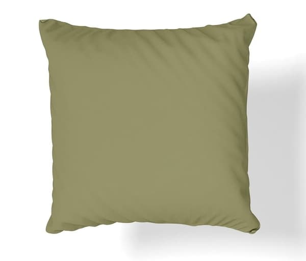 Jersey pudebetræk 40x40 olivengrøn