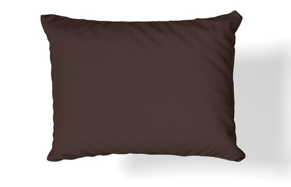 Jersey pudebetræk 50x60 brun