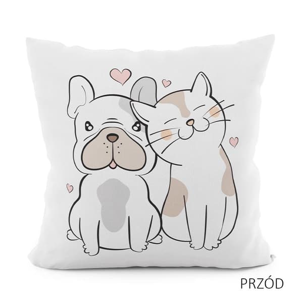 Örngott 40x40 Dekorativ sammet Hund Katt