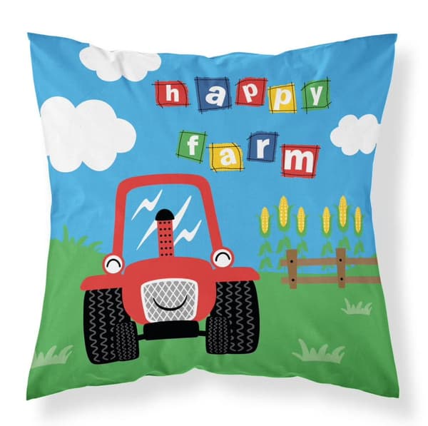 Örngott för baby 40x40 Traktor Farm BOMULL
