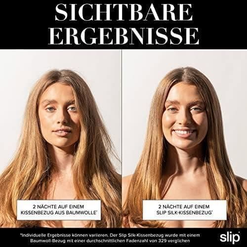 SLIP Örngott i 100% mullbärssilke 22 momme, 40 x 80 cm, blombladsmönster, med dragkedja, andningsbart, idealiskt för huden.