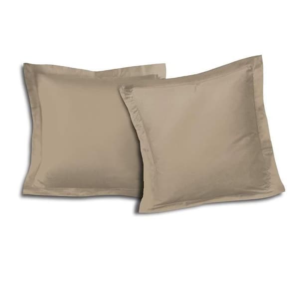 LOVELY HOME Set med 2 örngott i 100 % bomull 63x63 cm - Beige