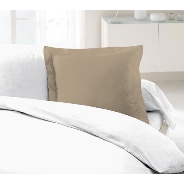 LOVELY HOME Set med 2 örngott i 100 % bomull 63x63 cm - Beige