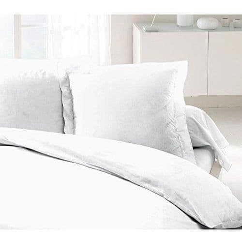 LOVELY HOME Set med 2 örngott 100 % bomull 63x63 cm vit