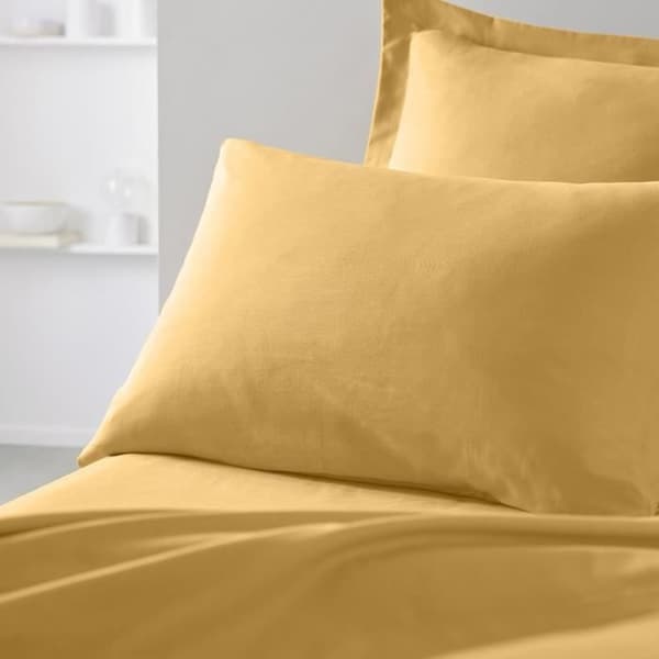 TODAY Essential -tyynyliina - 50 x 70+5 cm - 100 % puuvillaa - Okranruskea