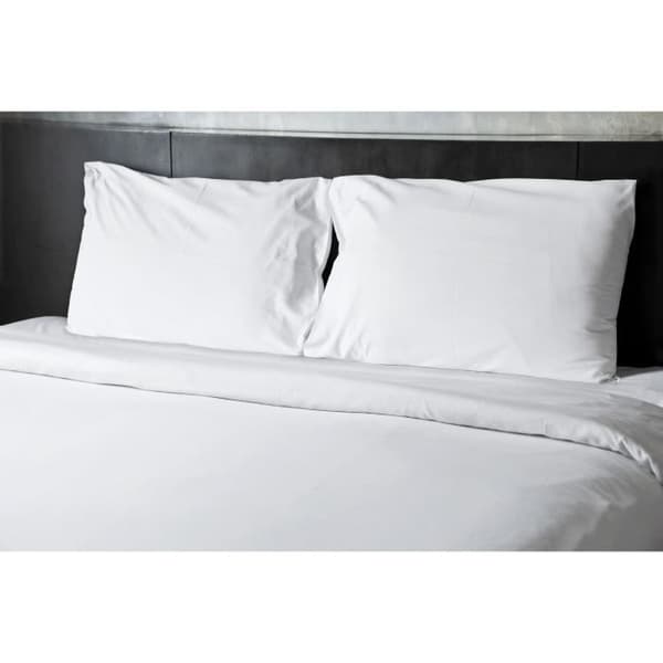 Set med 2 örngott - HOME LINGE PASSION - 50 x 70 cm - Vit