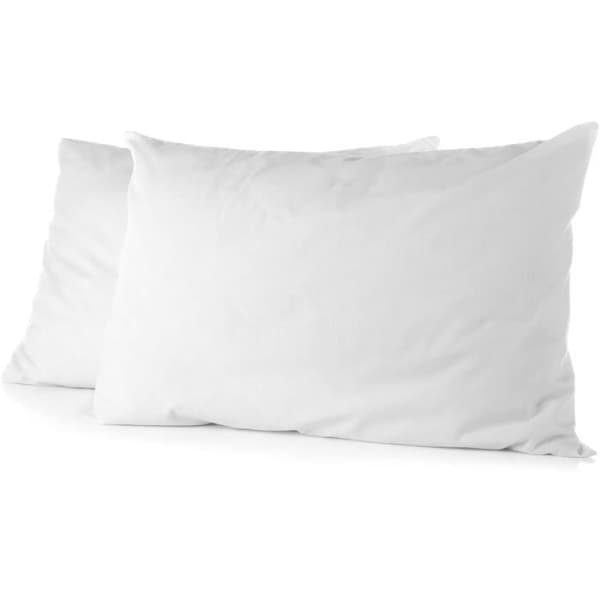 Set med 2 örngott - HOME LINGE PASSION - 50 x 70 cm - Vit