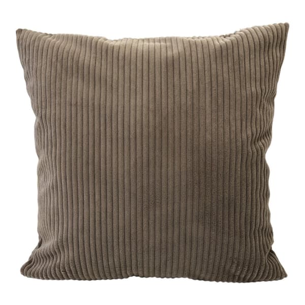 Brunstribet dekorativt pudebetræk 70x70 cm