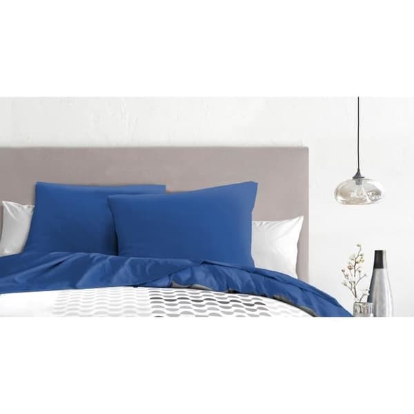 Set om 2 örngott - HOME LINGE PASSION - 63 x 63 cm - Blå