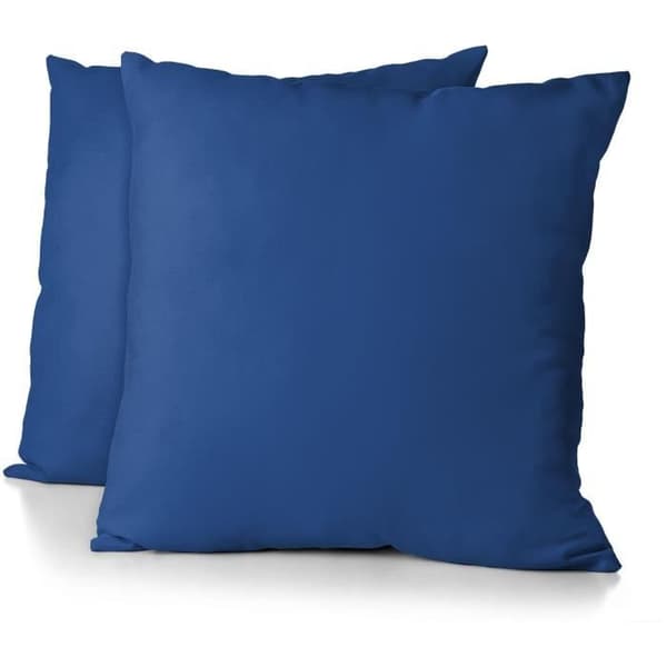 Set om 2 örngott - HOME LINGE PASSION - 63 x 63 cm - Blå