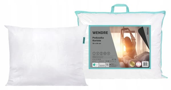 Anti-allergisk pude hvid 50x60cm komfortabel