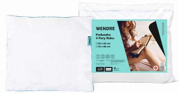 Anti-allergisk pude året rundt 4 sæsoner 70x80 cm