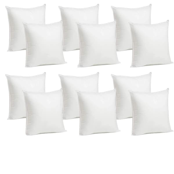 45x45 cm Andningsbara Kuddfyllningar, Anti-Allergi, Tvättbara (Paket om 10/12),45x45cm 12 st+++++ Billigt