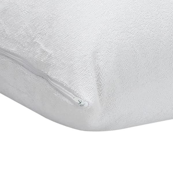 Vattentätt och andningsbart örngott i frotté - PIKOLIN HOME - 70x40cm - Vit - Naturligt - Sovrum