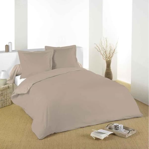 Örngott - HOME MAISON - Garn - 65 x 65 cm - Naturlig bomull - Vanlig