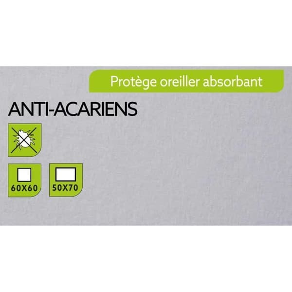 IDAG Anti-Mites Absorberande Kuddskydd 60x60cm - 100% Bomull IDAG