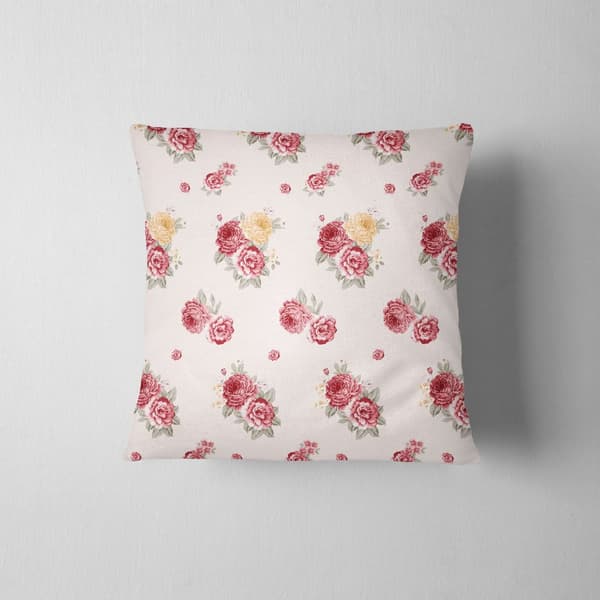 Pudebetræk 40x40 blomster rose