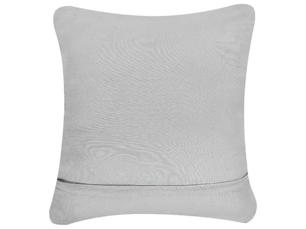 Dekorativ Pude Grå Bomuld 45 x 40 cm Reb Boho Retro Tilbehør