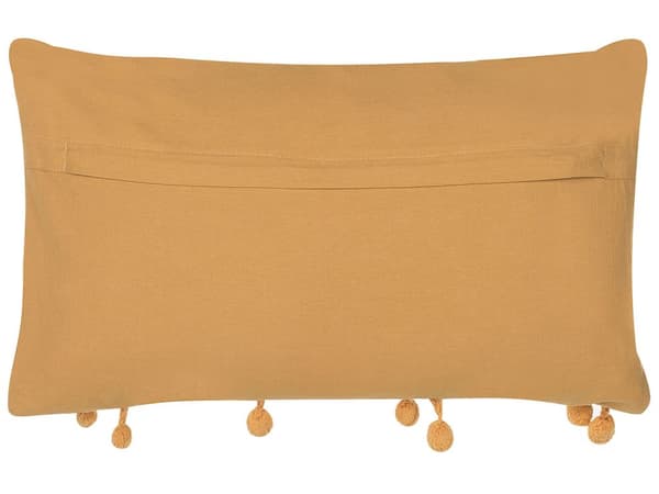Pyntepude Gul med Kvaster 30 x 50 cm Stribet Retro Boho Dekorationstilbehør