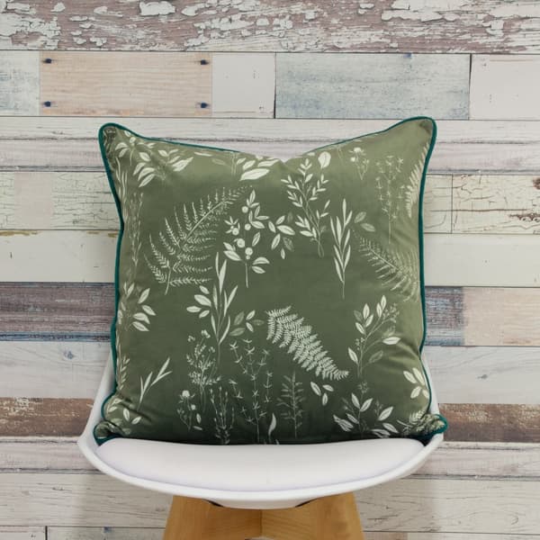 Furn Fearne Botanical Print Feather Filled Cushion