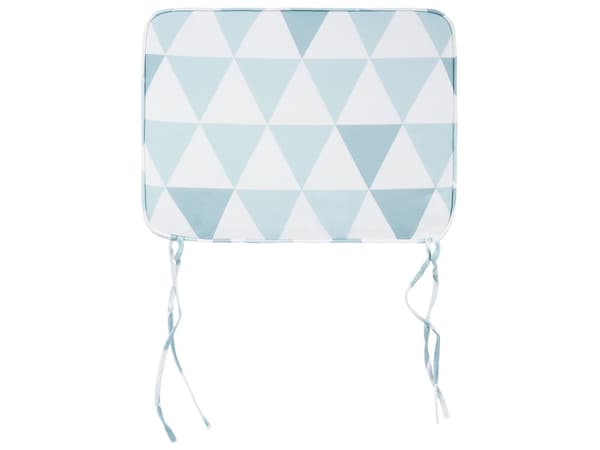 Puutarhatuolin istuintyyny sininen 29 x 38 x 5 cm polyesteri 2 kpl kiinnitysnauhat moderni