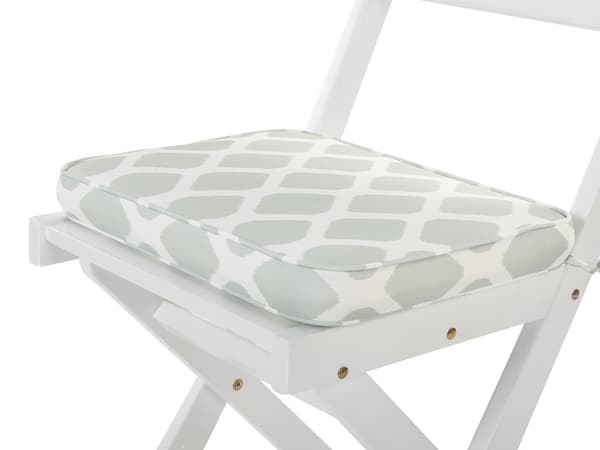 Hynder til Havestole Grøn Sæt 38 x 29 x 5 cm Klapstole Sammenklappelig til Altan Terrasse Have med Hynder Aftagelige Betræk Vandtæt Udendørs