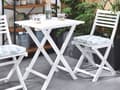 Miniatyrbillede 4 af 11: Hynder til Havestole Blå Sæt 38 x 29 x 5 cm Klapstole Sammenklappelig til Altan Terrasse Have med Hynder Aftagelige Betræk Vandtæt Udendørs