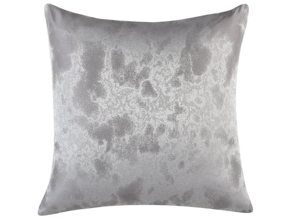 Koristetyyny harmaa polyesteri 45 x 45 cm geometrinen kuvio 2 kpl setti vetoketjulla neliö moderni tyyli