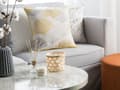 Miniatyrbillede 2 af 6: Pyntepuder Gul Grå Flerfarvet Polyester Sæt 45 x 45 cm Små flotte Blomstrede Sofa Puder Retro Tilbehør til Stue Soveværelse Aftagelige Betræk