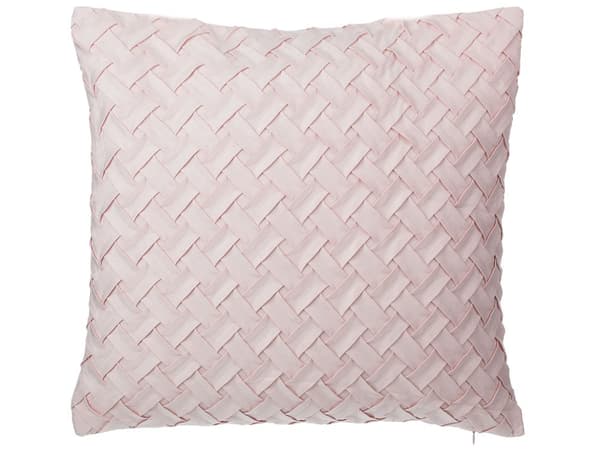 Pyntepudesæt 2 stk Lyserød Kunstruskind 45x45 cm Glam Moderne Design Pyntepuder Pyntepude Sæt Hynder Hynde Pude Puder Stue Indretning Tilbehør