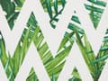Miniatyrbillede 7 af 7: Pyntepuder Hvid og Grøn Polyester 45 x 45 cm ZigZag Chevron Blomstermønster Moderne til Haven Stuen Sengen Udendørs Indendørs Design