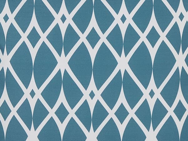 Ulkotyynysetti sininen 45 x 12 x 45 cm polyesteri geometrinen kuvio 2 kpl