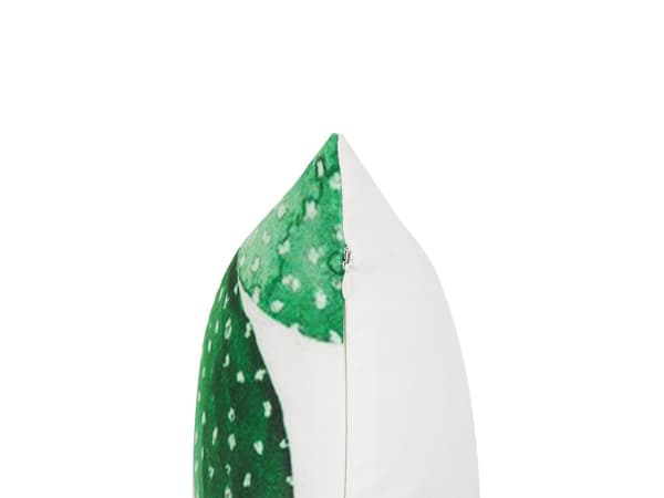 Ulkotyynysetti vihreä 45 x 12 x 45 cm polyesteri kaktuskuvio 2 kpl