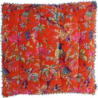 Paoletti Paradise Bird Filled Cushion